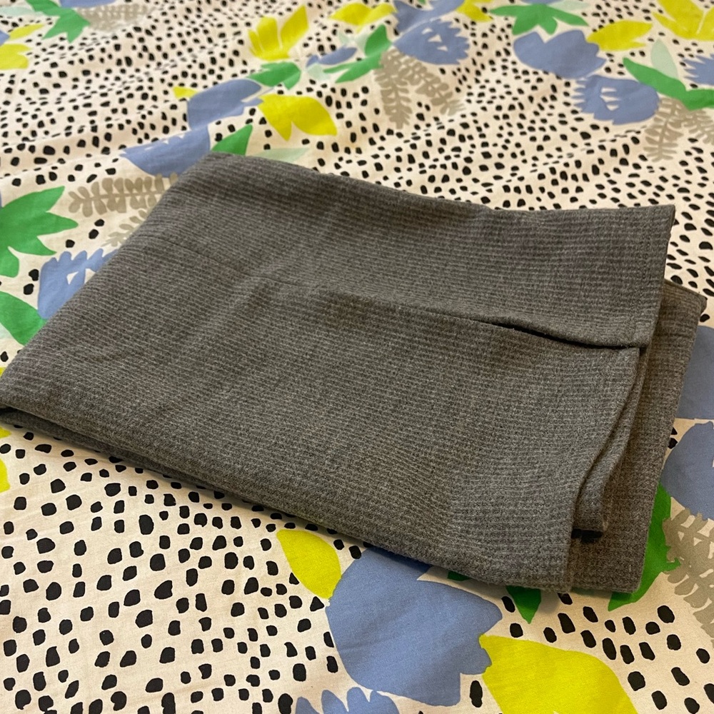 LOFT stretch knit side slit skirt office siren contemporary classic minimalist - Picture 7 of 7